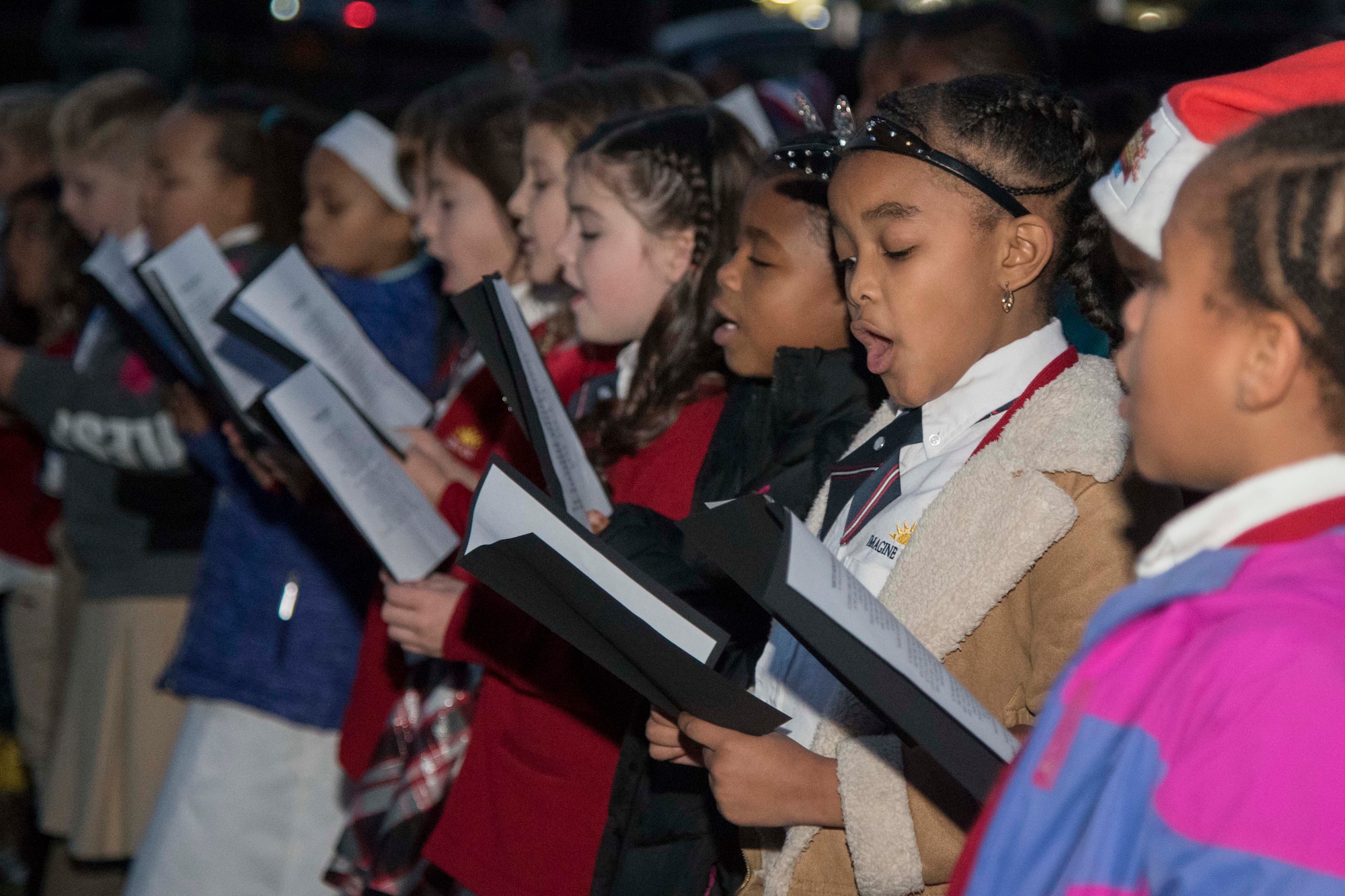 Singing students