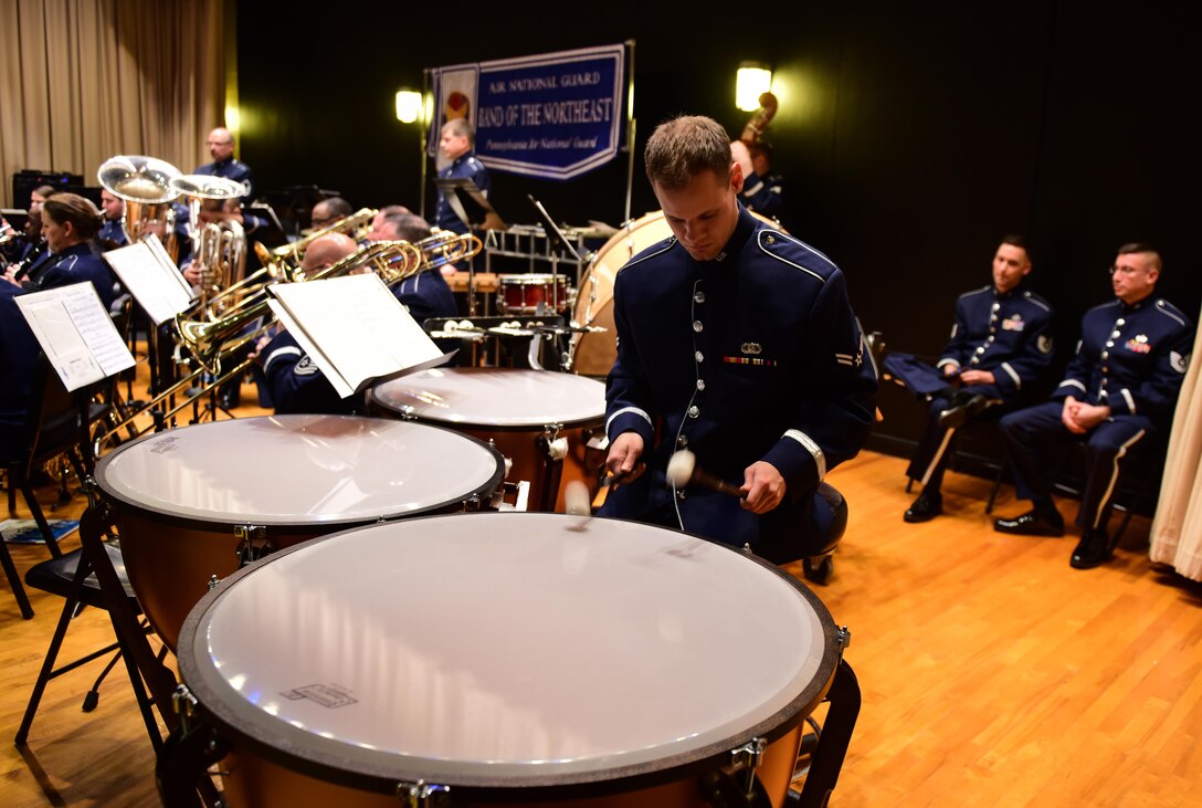 ANG Band of the Northeast performs Christmas Festival