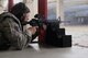 A Citizen Airman with the 931st Air Refueling Wing fire M-4 carbines during a combat arms training and maintenance course Dec. 2, 2017, at McConnell Air Force Base, Kan.