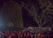 Eglin families line the bleachers around the base Christmas tree for the annual lighting ceremony Nov. 30 at Eglin Air Force Base, Fla.