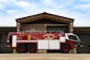 The 633rd Civil Engineer Squadron showcases the new Striker 3000 at the Langley Fire Department on Joint Base Langley Eustis, Va., Nov. 22, 2017. The Striker is a 39 and half foot, 3,000-gallon, high performance fire truck that brings new and improved technology to the flightline and community.