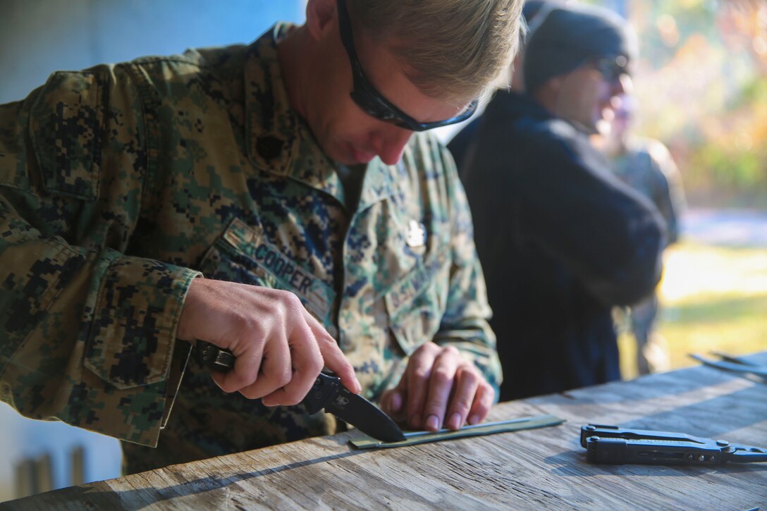 The 8th ESB Marines conducted the range in order to improve their confidence and ability to perform low-order demolition.