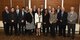 Award winners gather for a team photo with NAS General Manager Cynthia Rivera (center) and NAS Deputy General Manager Doug Pearson (far left) at the conclusion of the National Aerospace Solutions 2017 Salute to Excellence Annual Awards Banquet held Nov. 16 at Arnold Lakeside Center, Arnold AFB. (U.S. Air Force photo/Rick Goodfriend)