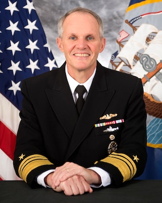 Commander, U.S. 7th Fleet, Vice Adm. Phillip G. Sawyer