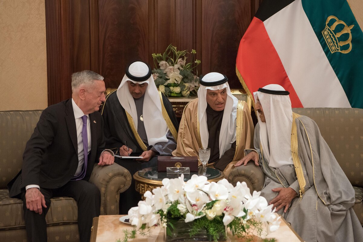 Secretary Mattis Meets Emir of Kuwait