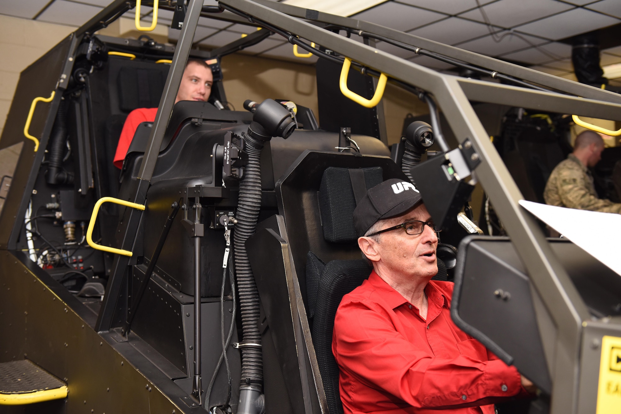 U.S. service members got a visit from Ultimate Fighting Championship fighters, co-founder and MMAjunkie Radio hosts during the MMA Legends Tour at Joint Base Langley-Eustis, Va., Nov. 30, 2017.