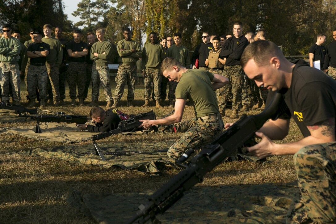Marines with 2nd Transportation Support Battalion, 2nd Marine Logistics Group came together to compete during the 2nd annual Commander’s Cup competition at Camp Lejeune, North Carolina, Dec. 1, 2017.
