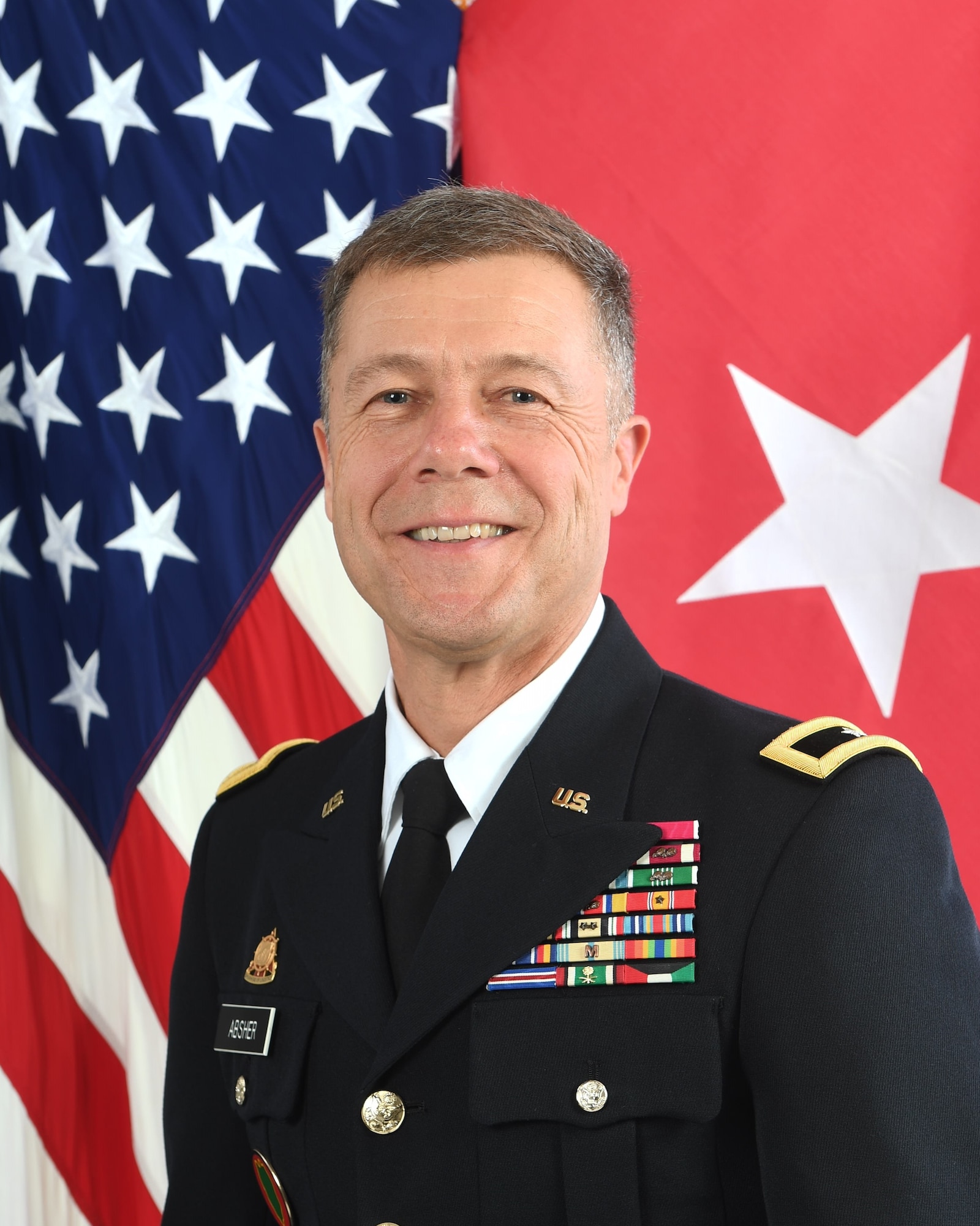 Official photograph of Brig. Gen. Donald B. Absher, United States Army Reserve.  (U.S. Army photo)