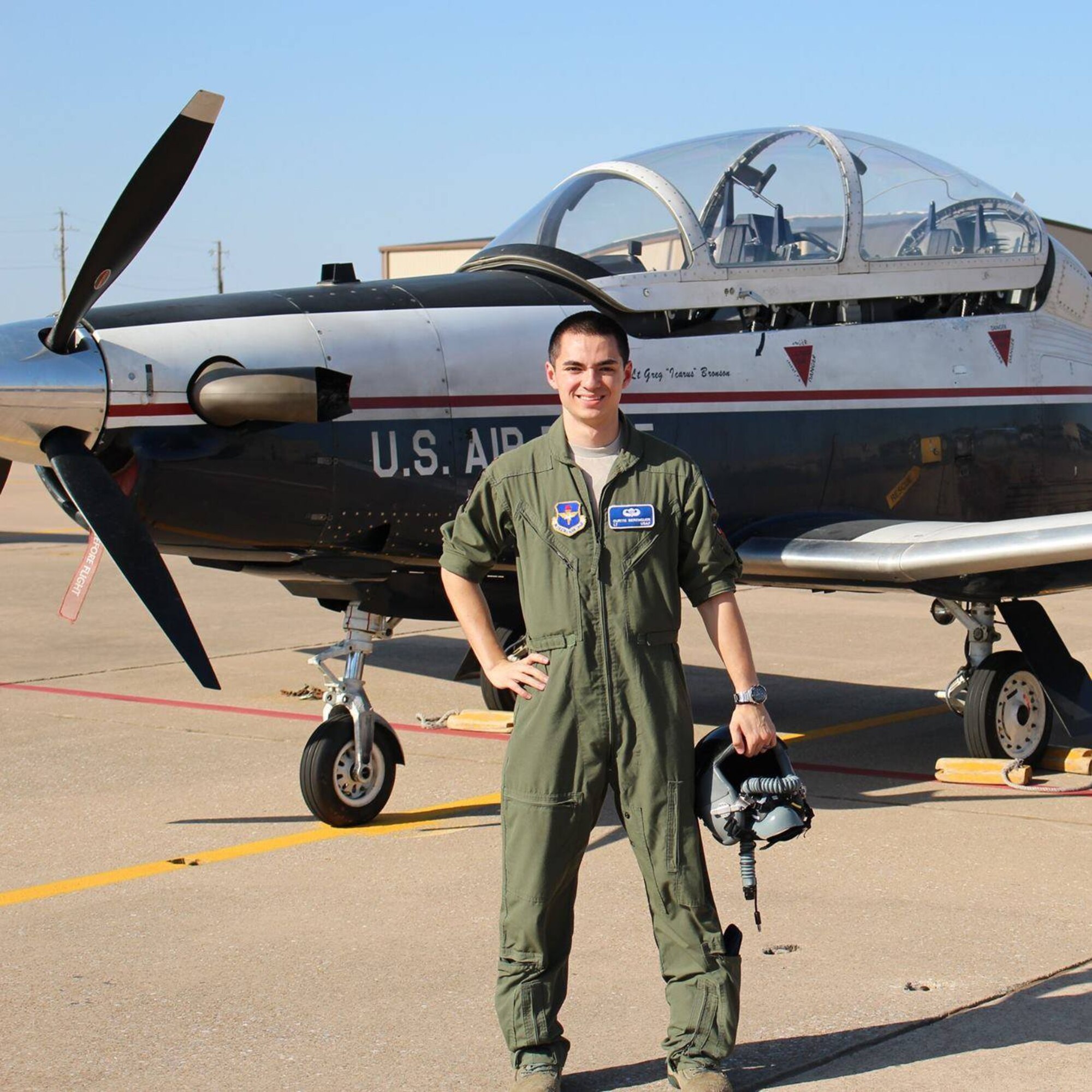 Photo of 1st Lt. Curtis Berenguer at a previous assignment. (Courtesy photo)