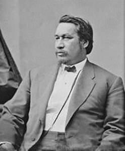 IMAGE; U.S. Army Brig. Gen. Ely S. Parker - Adjutant to Union Gen. Ulysses S. Grant during the Civil War - was a Seneca Chief and the first American Indian to serve as Commissioner of Indian Affairs in the Department of Interior.