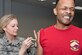 U.S. Air Force Reserve Chief Master Sgt. Alvin Glover, superintendent of operations, 96th Aerial Port Squadron, receives his annual flu shot from Maj. Tee J. McKenzie, a clinical nurse assigned to the 913th Aerospace Medical Squadron, during the 913th Airlift Group’s Unit Training Assembly weekend Dec. 2, 2017, at Little Rock Air Force Base, Ark.