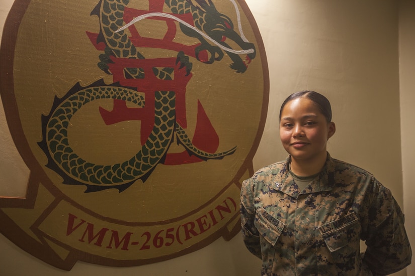 Vivianlee Aguero is a lance corporal in the United States Marine Corps. At 17 she enlisted as an embarkation specialist from her home in Guam.