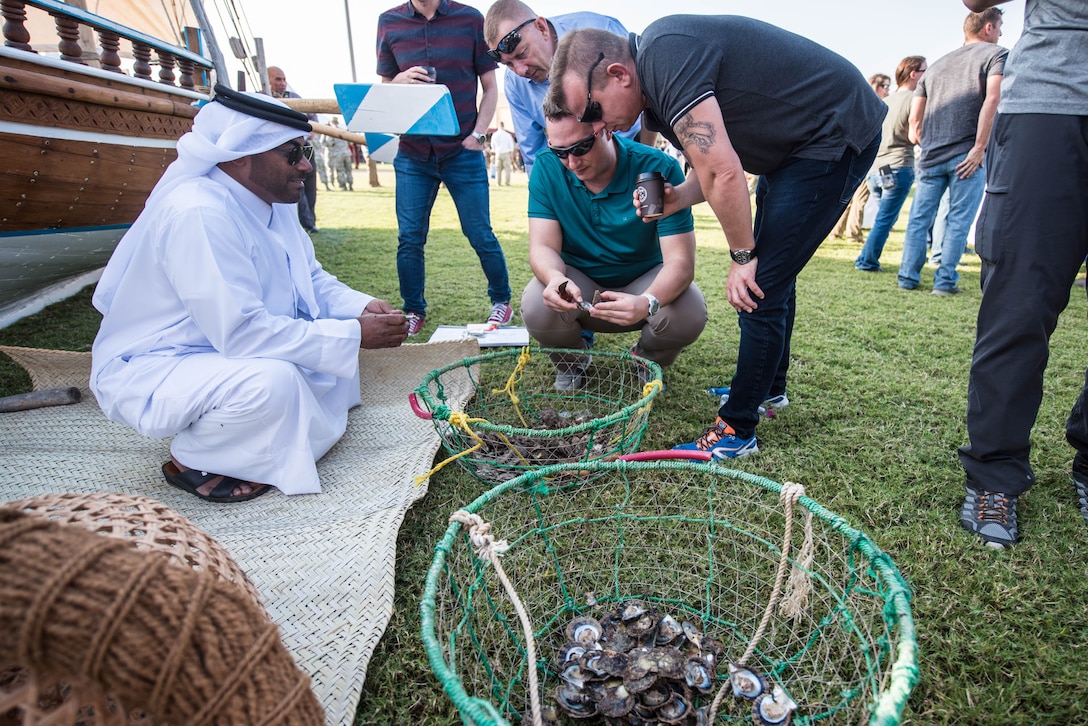 Qatar Emiri Air Force hosts a cultural exchange for coalition partners and families