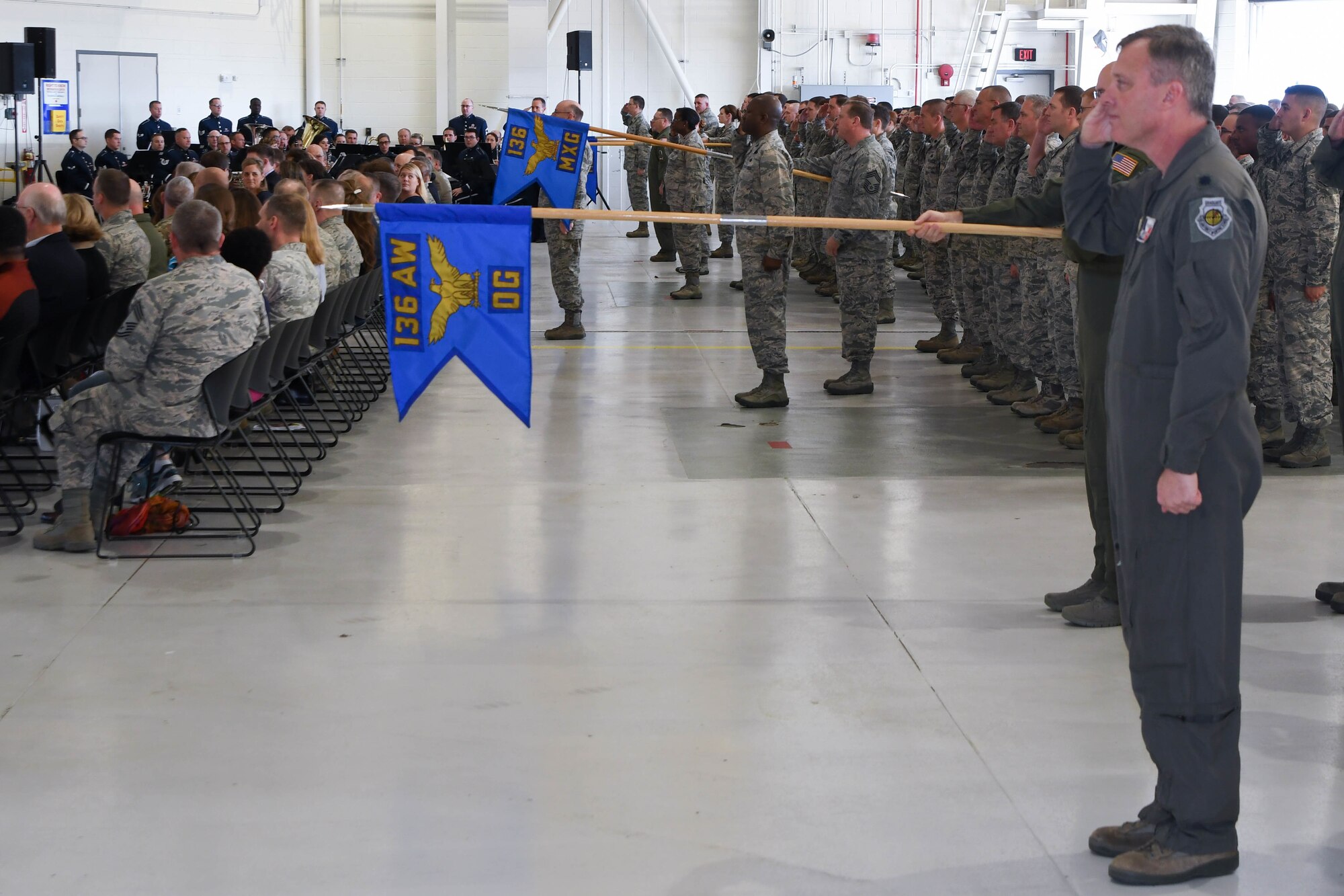 136 AW Change of Command