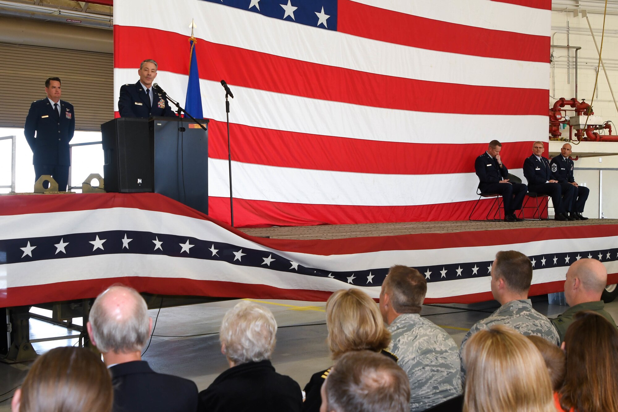 136 AW Change of Command