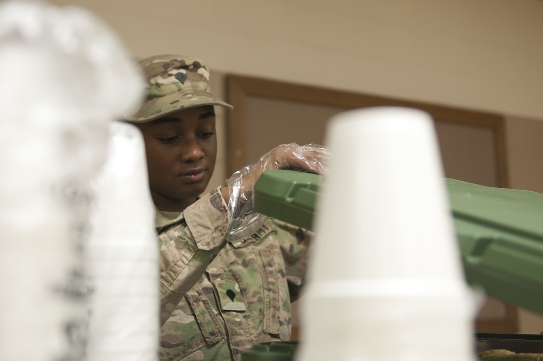 Food services provides sustainment for Operation Toy Drop