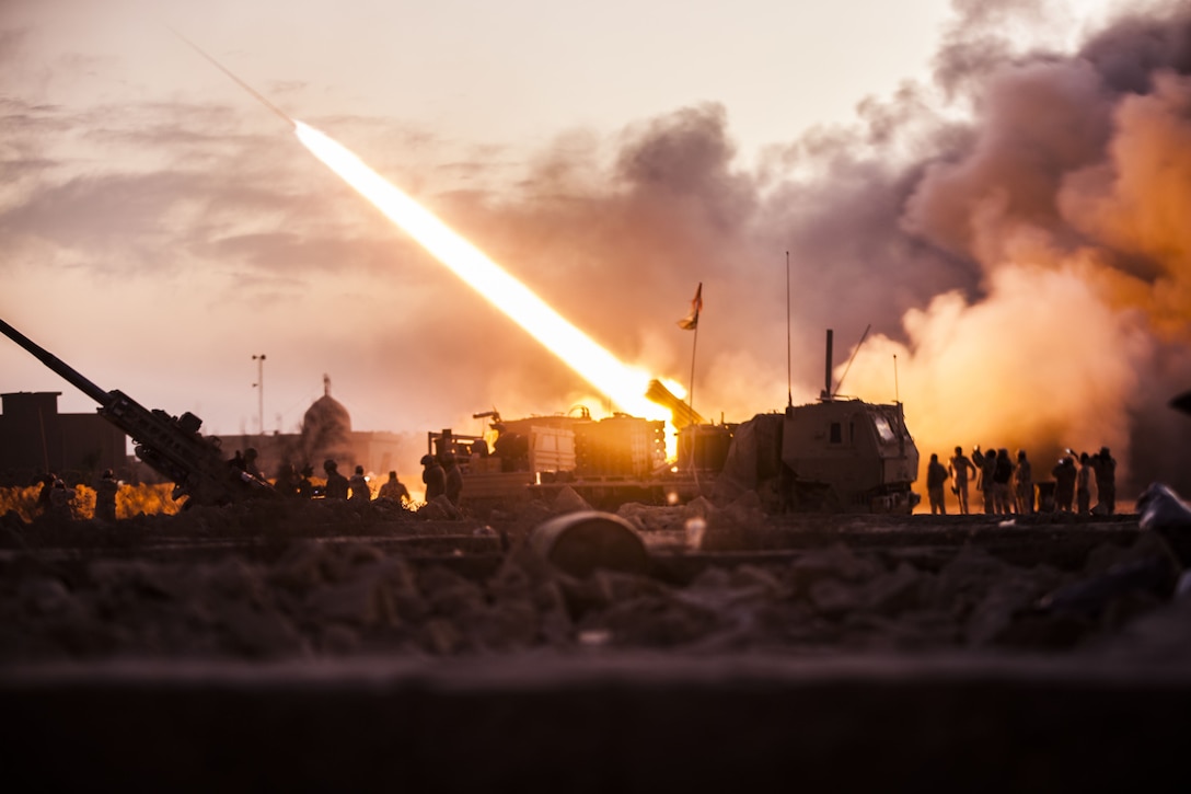 Iraqi forces fire rockets in Iraq