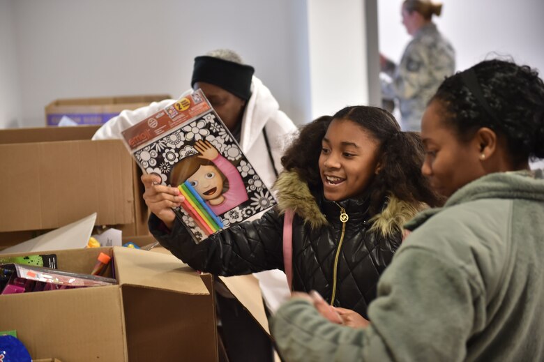 Holiday Toy Give Away, Dec. 3, 2017, benefits 910th Airmen