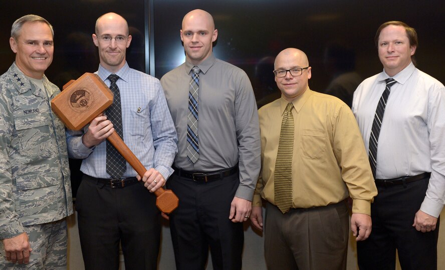 The 25th Operational Weather Squadron /Training team awarded Thor’s Hammer Trophy