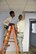 Senior Airmen Terique Howard, left, and Adam Kresge, structural engineering journeymen with the 911th Civil Engineering Squadron, install a piece of ceiling tile at the Pittsburgh International Airport Air Reserve Station, Dec. 3, 2017. Howard and Kresge joined the Air Force Reserve for educational purposes and personal growth through experience. (U.S. Air Force photo by Staff Sgt. Marjorie A. Bowlden)