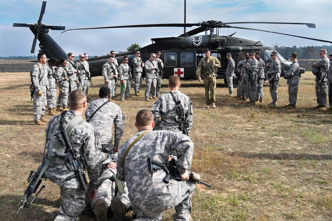 Soldiers conduct a loading training exercise