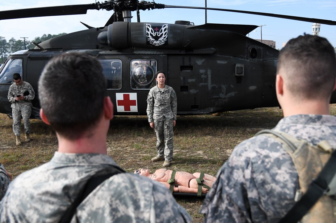 Soldiers conduct a load training