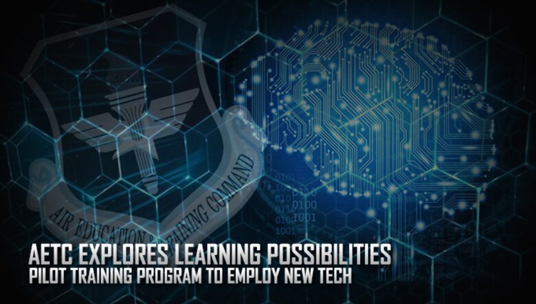 Air Education and Training Command is looking to explore how people learn and making a more efficient path to pilots earning their wings by revolutionizing training through the Pilot Training Next initiative. (U.S. Air Force graphic by Staff Sgt. Chip Pons)