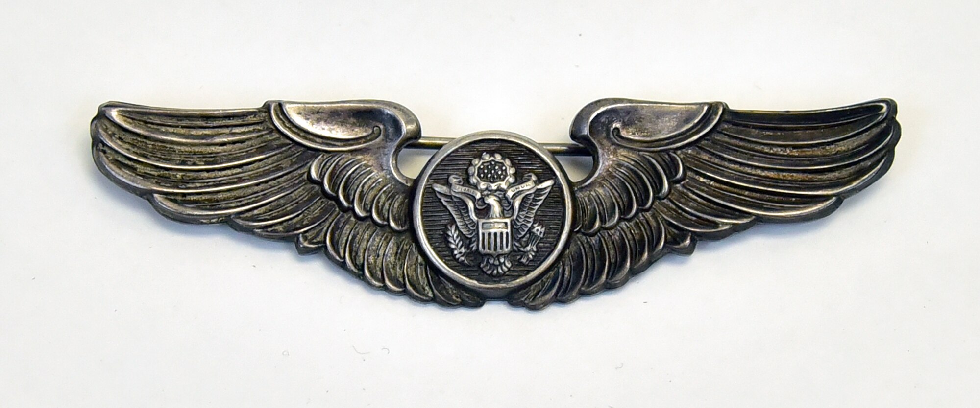 Plans call for this artifact to be displayed near the B-17F Memphis Belle™ as part of the new strategic bombardment exhibit in the WWII Gallery, which opens to the public on May 17, 2018. Memphis Belle gunner SSgt William “Bill” Winchell’s enlisted aircrew member badge.  Winchell was credited with downing an Fw 190 fighter.