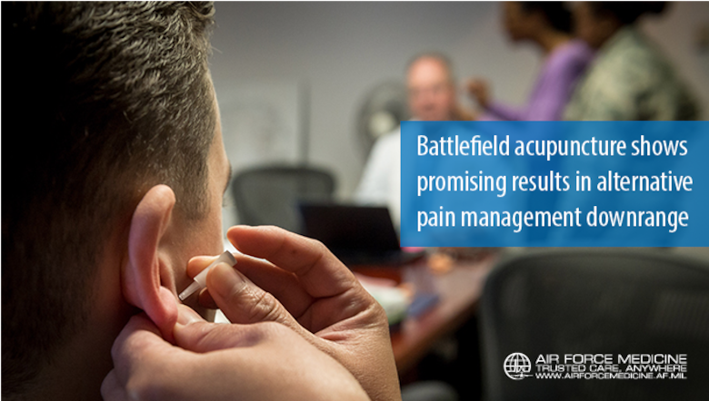 Battlefield acupuncture shows promising results in alternative pain management downrange