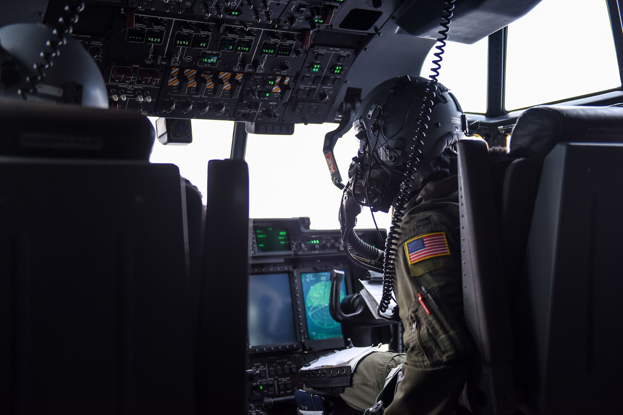 193rd Special Operations Squadron conducts in-flight Aircrew Eye Respiratory Protection training.