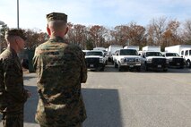 NAVAL SUPPORT FACILITY INDIAN HEAD, Md. – Lt. Gen. Mark A. Brilakis, Commander of U.S. Marine Corps Forces Command, MARFORCOM, received a tour of Naval Support Facility Indian Head and Annex Stump Neck during his visit with MARFORCOM subordinate element Chemical Biological Incident Response Force, CBIRF, Nov. 30, 2017. During his visit he received briefs from CBIRF command staff, toured facilities used by CBIRF, talked to CBIRF Marines and Sailors, and received a demonstration of the response force’s capabilities in case of a crisis. (Official USMC Photos by Staff Sgt. Santiago G. Colon Jr.)
