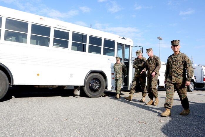 NAVAL SUPPORT FACILITY INDIAN HEAD, Md. – Lt. Gen. Mark A. Brilakis, Commander of U.S. Marine Corps Forces Command, MARFORCOM, received a tour of Naval Support Facility Indian Head and Annex Stump Neck during his visit with MARFORCOM subordinate element Chemical Biological Incident Response Force, CBIRF, Nov. 30, 2017. During his visit he received briefs from CBIRF command staff, toured facilities used by CBIRF, talked to CBIRF Marines and Sailors, and received a demonstration of the response force’s capabilities in case of a crisis. (Official USMC Photos by Staff Sgt. Santiago G. Colon Jr.)