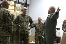 NAVAL SUPPORT FACILITY INDIAN HEAD, Md. – Lt. Gen. Mark A. Brilakis, Commander of U.S. Marine Corps Forces Command, MARFORCOM, received a tour of Naval Support Facility Indian Head and Annex Stump Neck during his visit with MARFORCOM subordinate element Chemical Biological Incident Response Force, CBIRF, Nov. 30, 2017. During his visit he received briefs from CBIRF command staff, toured facilities used by CBIRF, talked to CBIRF Marines and Sailors, and received a demonstration of the response force’s capabilities in case of a crisis. (Official USMC Photos by Staff Sgt. Santiago G. Colon Jr.)