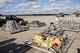Cargo rests on a flight line, Dec. 4, 2017, at Moody Air Force Base, Ga. Moody’s Phase 1, Phase 2 exercise tested the 23d Wing’s operations, maintenance and logistics squadron’s readiness to rapidly deploy. Airmen from the 23d Logistics Readiness Squadron where evaluated on their ability to inspect 30 units of cargo estimated to weigh 70 tons efficiently when received in a rapid manner. (U.S. Air Force photo by Airman Eugene Oliver)