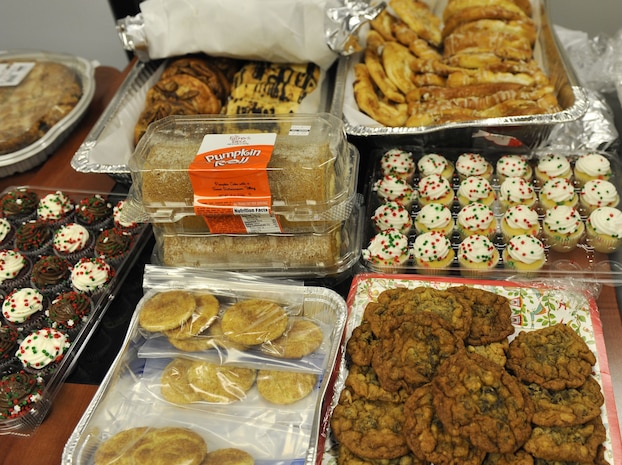 Several base agencies worked with dormitory management to host a chili cook-off for dorm residents Dec. 6, 2017, in one of the dormitory’s dayrooms at Joint Base Charleston, S.C.