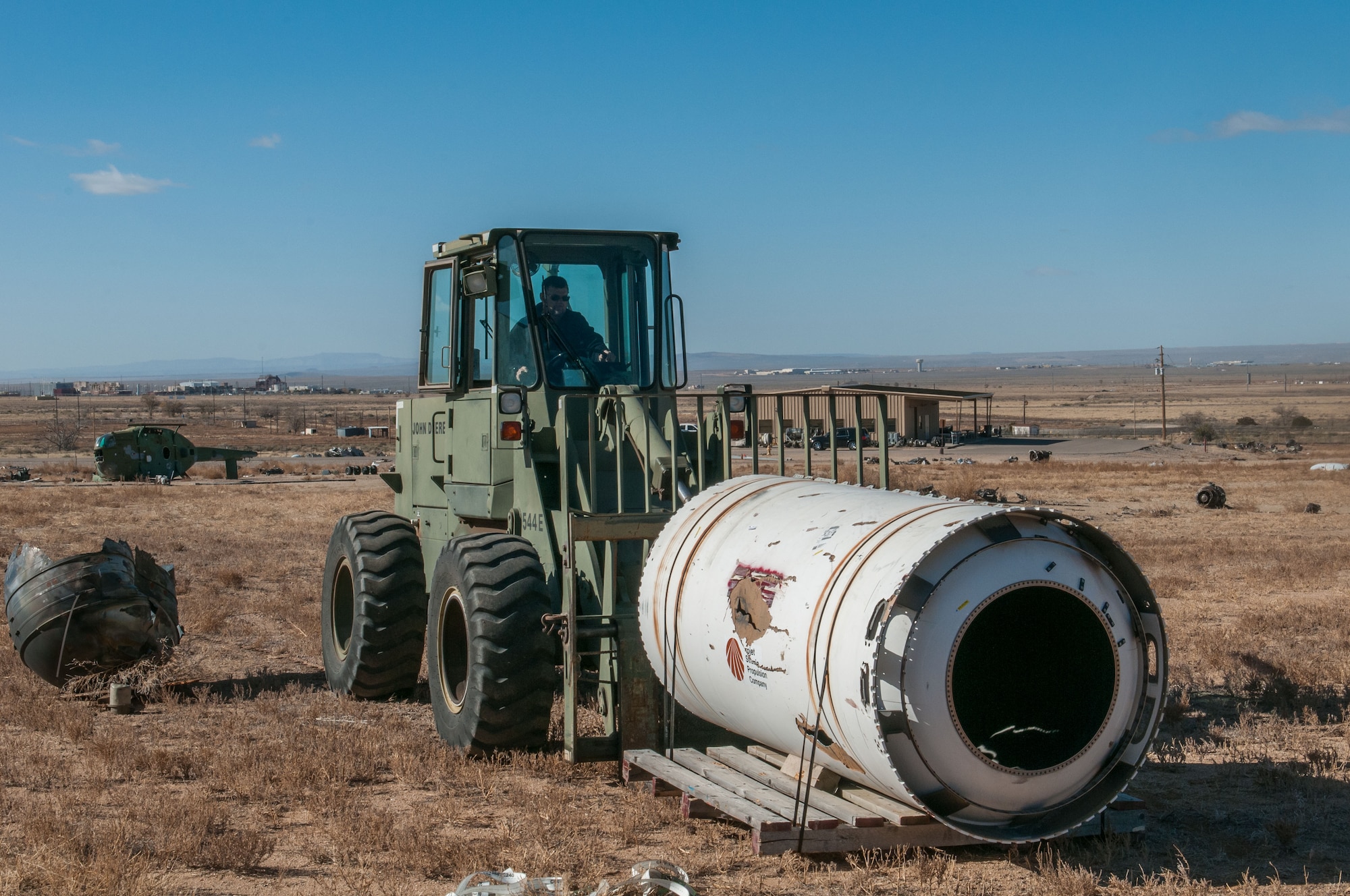 Rocket debris finds new home at AFSEC crash lab