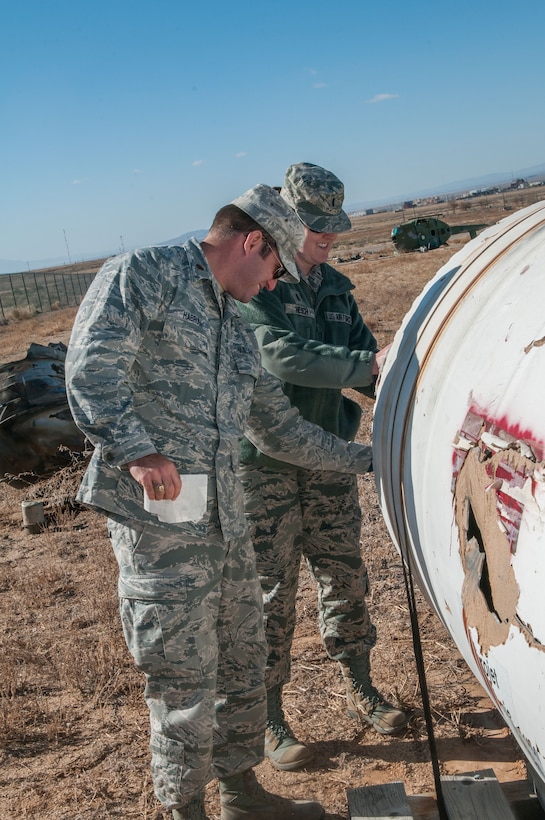 Rocket debris finds new home at AFSEC crash lab