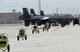 MQ-9 Reapers are parked on the flight line Nov. 27, 2017 at Kandahar Airfield, Afghanistan.