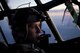 Capt. Jordan Hechinger, 41st Troop Carrier Squadron C-130J Super Hercules pilot, communicates with the co-pilot during exercise Vigilant Ace 18, Dec. 6, 2017, over the Saitama prefecture, Japan.