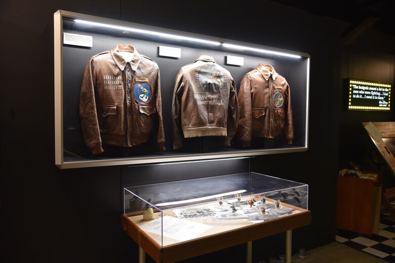 DAYTON, Ohio - The Disney Pins on Wings exhibit in the World War II Gallery at the National Museum of the U.S. Air Force. (U.S. Air Force photo)