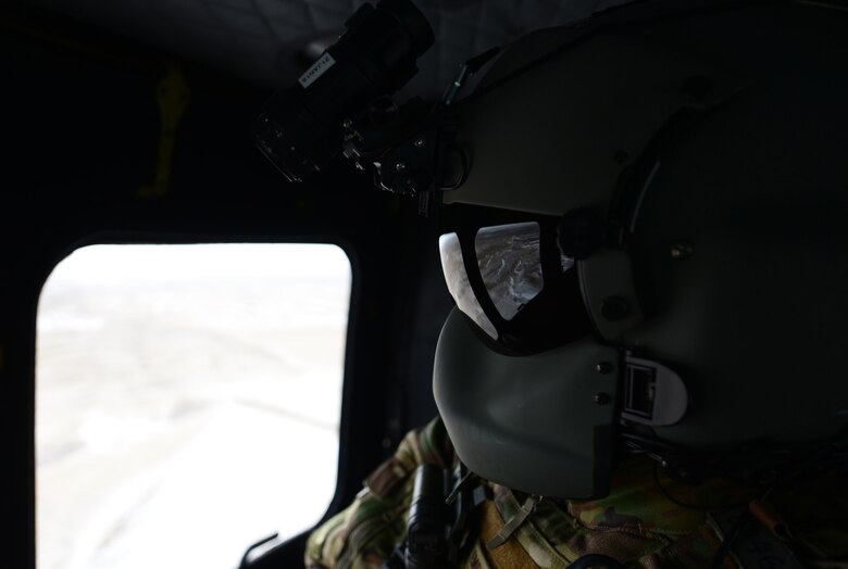 The exercise provided Akerson and other helicopter aviators the unique opportunity to work with both the United Kingdom’s Royal Air Force Joint Terminal Attack Controllers and Ellsworth B-1 bomber aircrews.
