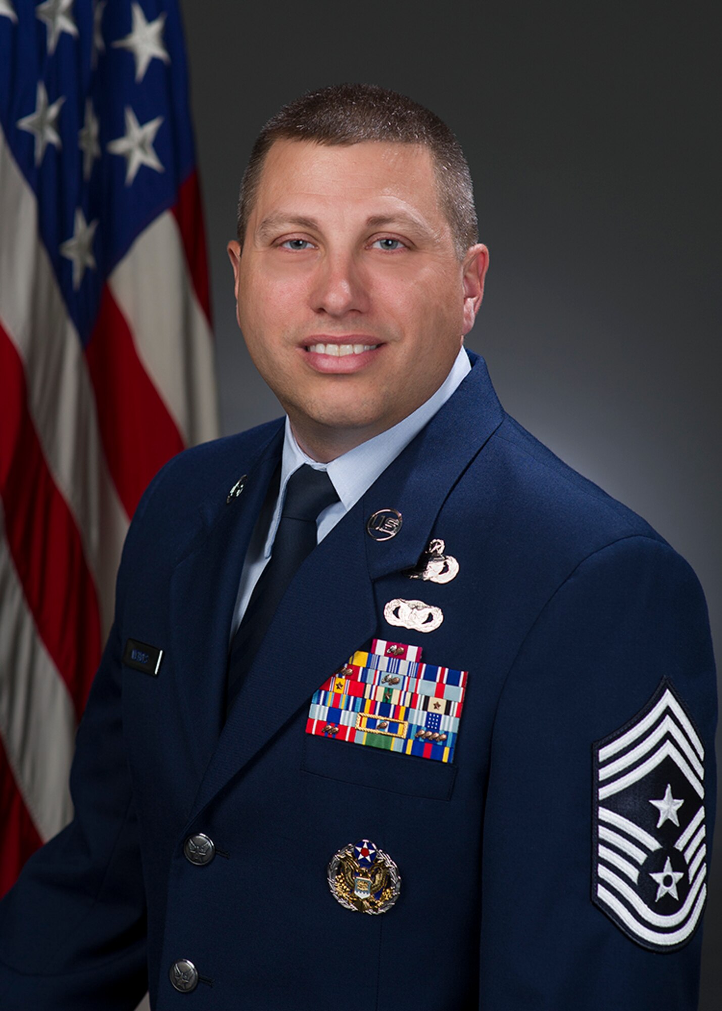 Chief Master Sgt. Steve Nichols, official photo, U.S. Air Force