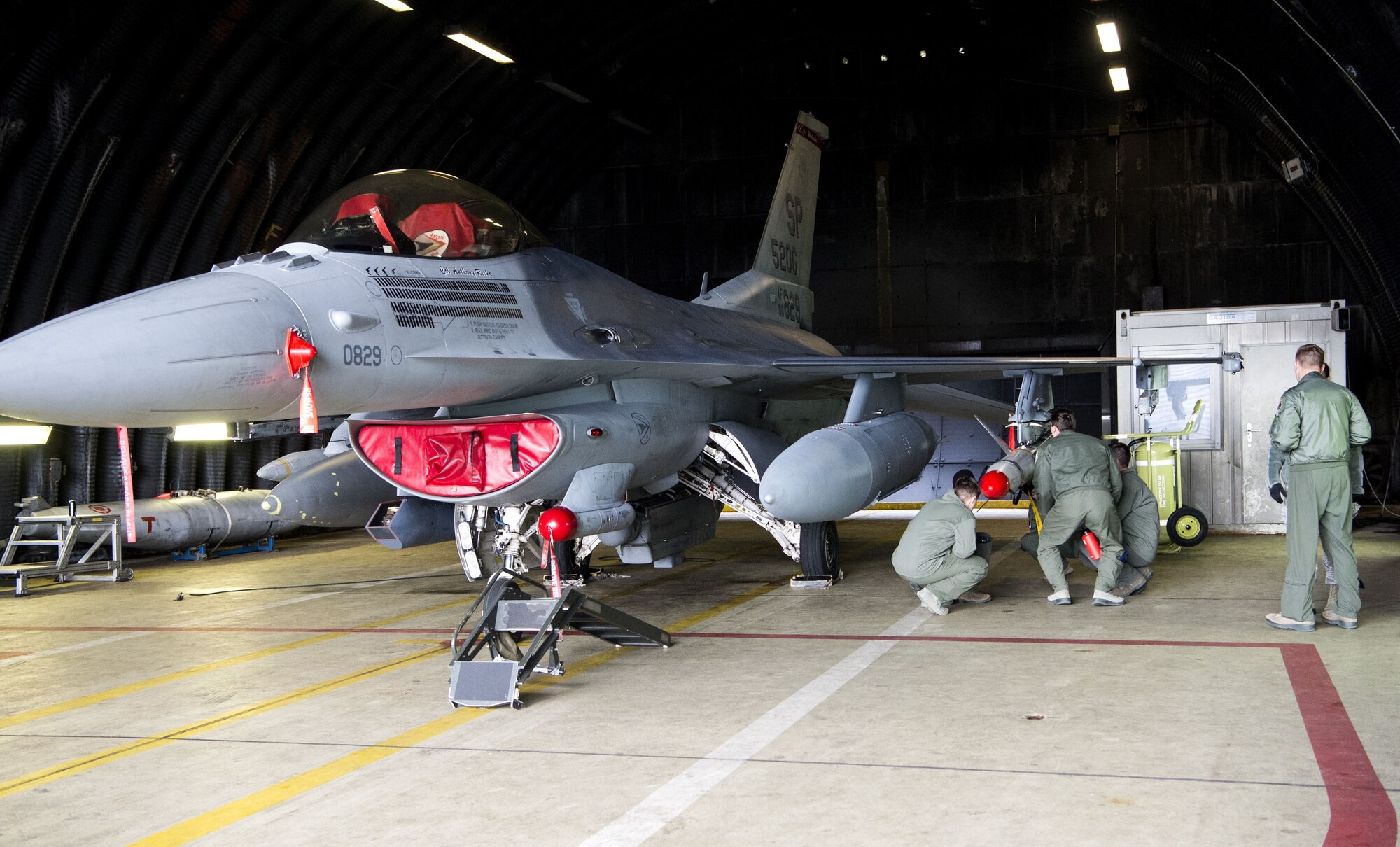 Members from the 52nd Fighter Wing receive final qualification training