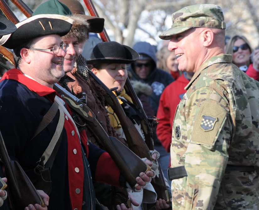Army Reserve general joins community for historic re-enactment > U.S ...