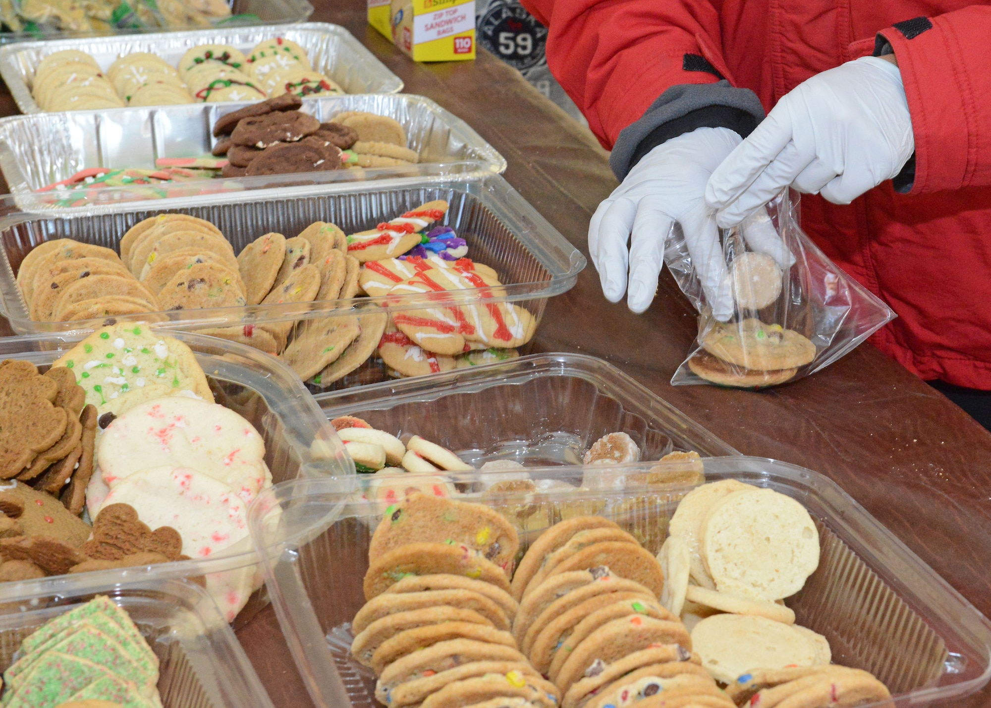 Holiday cookies for Edwards Airmen