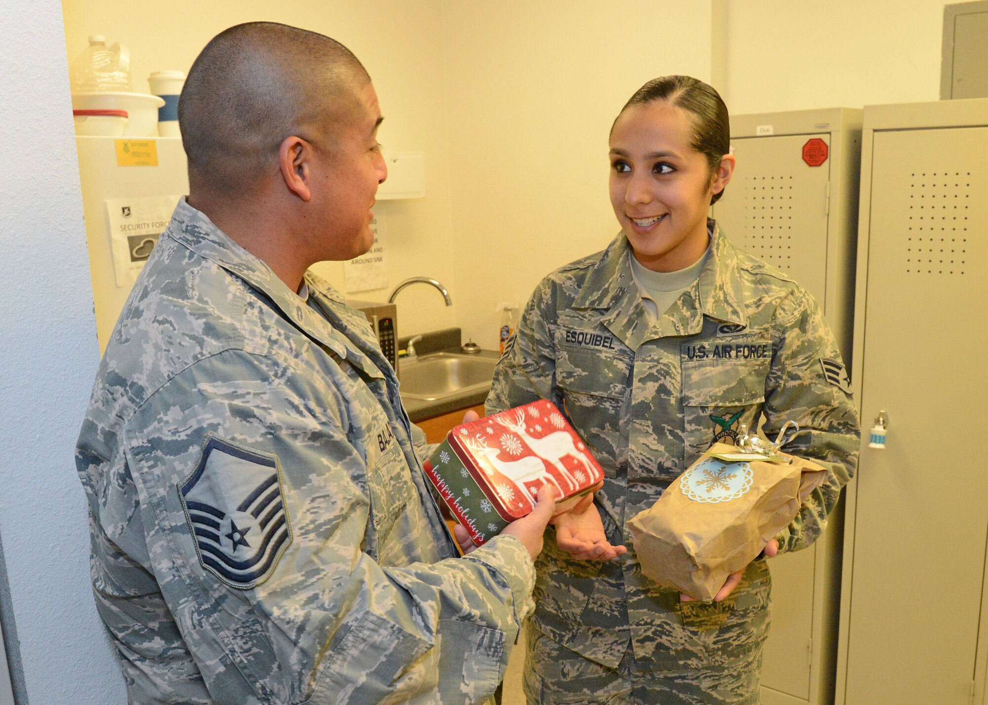 Holiday cookies for Edwards Airmen