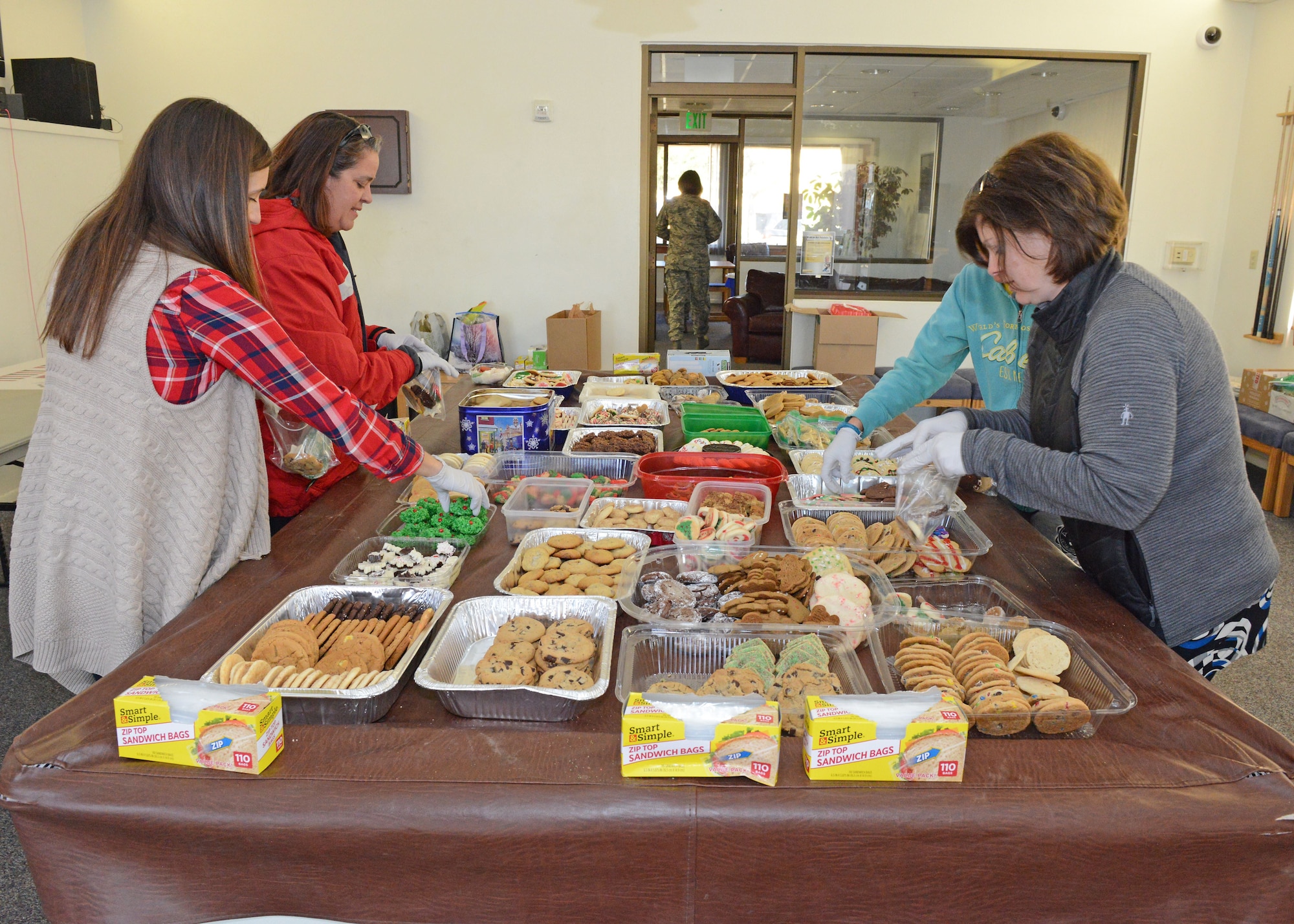 Holiday cookies for Edwards Airmen