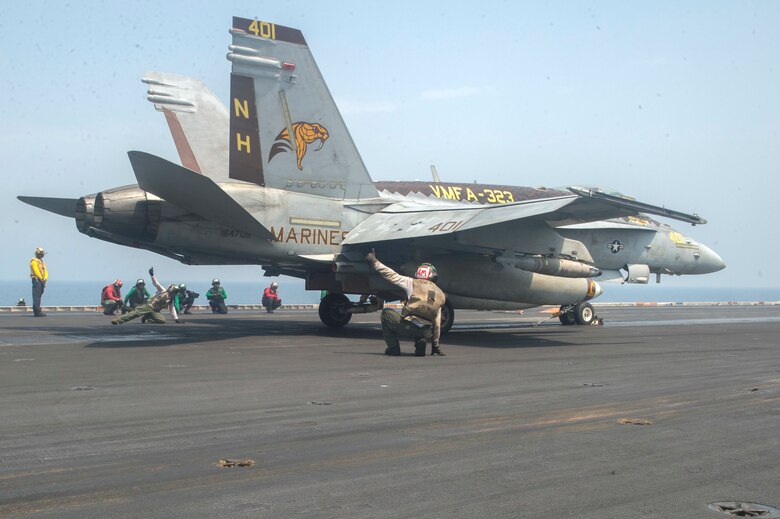 “Death Rattlers” strike ISIS: VMFA-323 supports Operation Inherent Resolve