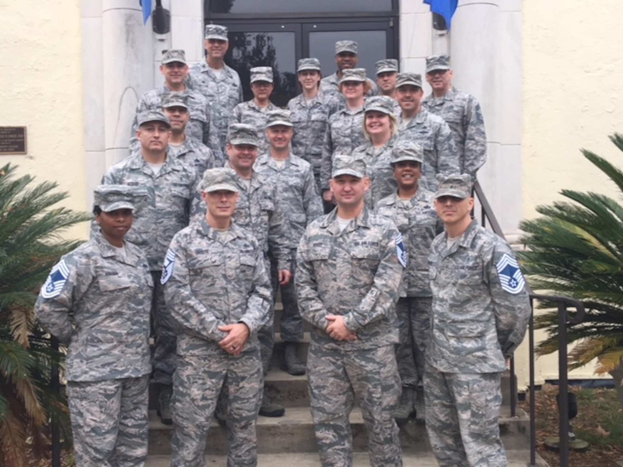 Maxwell celebrates it's newest chief master sergeants during the Chief Release Party, Dec. 7, 2017, Maxwell Air Force Base, Ala. The rank of chief master sergeant is the highest rank within the enlisted force. (Courtesy Photo)