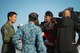A Republic of Singapore Airman, assigned to the 428th Fighter Squadron, speaks to media at Luke Air Force Base, Ariz., Dec. 4, 2017. During Exercise Forging Sabre, several media outlets from Singapore were escorted onto the flight line to conduct interviews. (U.S. Air Force photo/Staff Sgt. Jensen Stidham)